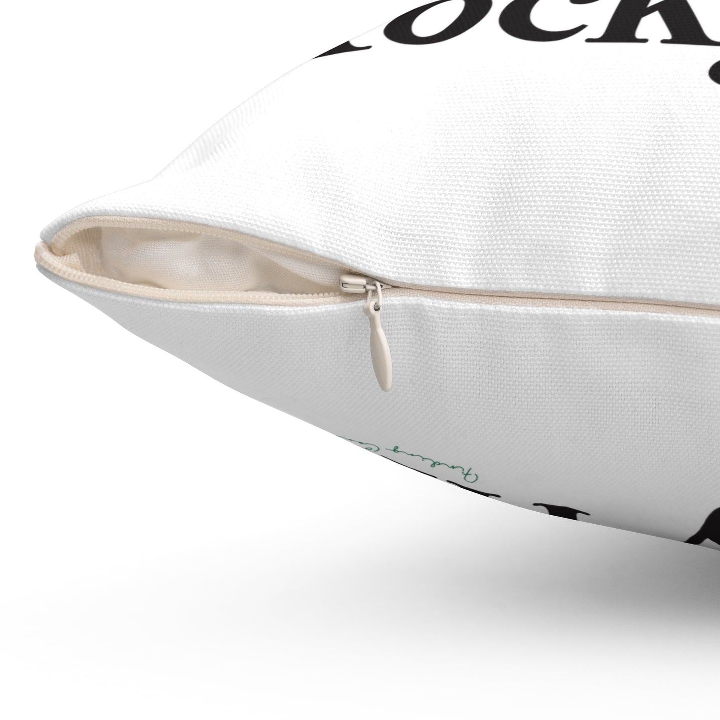 I Clover Rocky Hill Spun Polyester Square Pillow