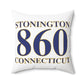 Stonington 860 Connecticut Polyester Square Pillow