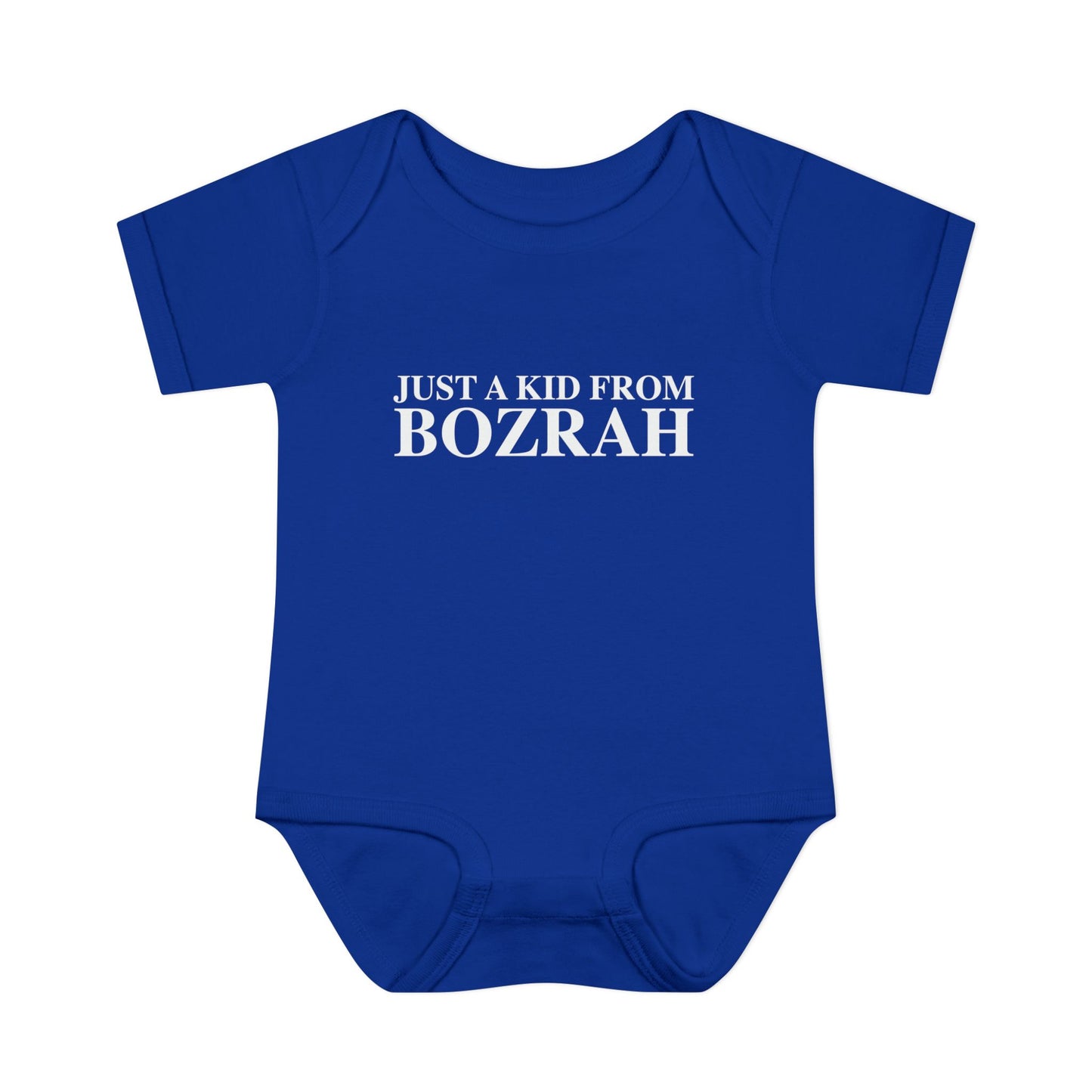 Just a kid from Bozrah Infant Baby Rib Bodysuit
