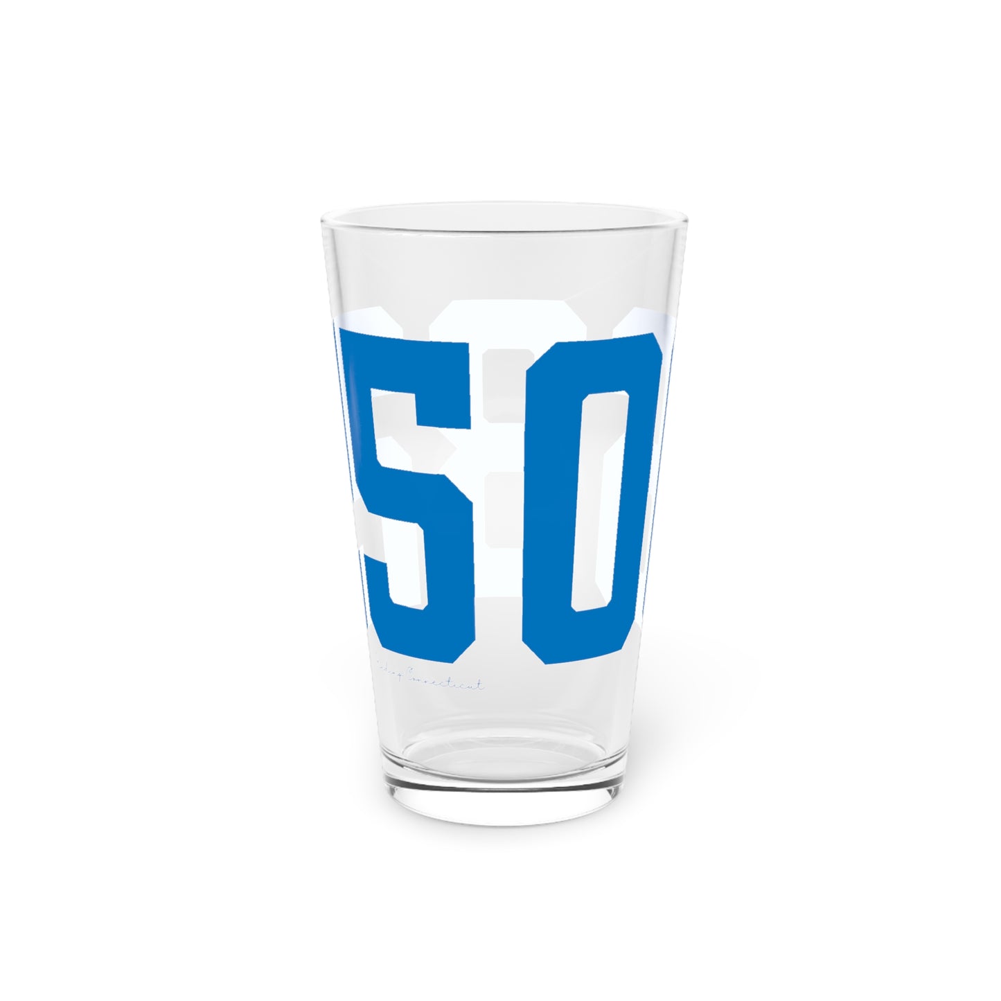 06825 Fairfield Connecticut Zip Code Pint Glass, 16oz