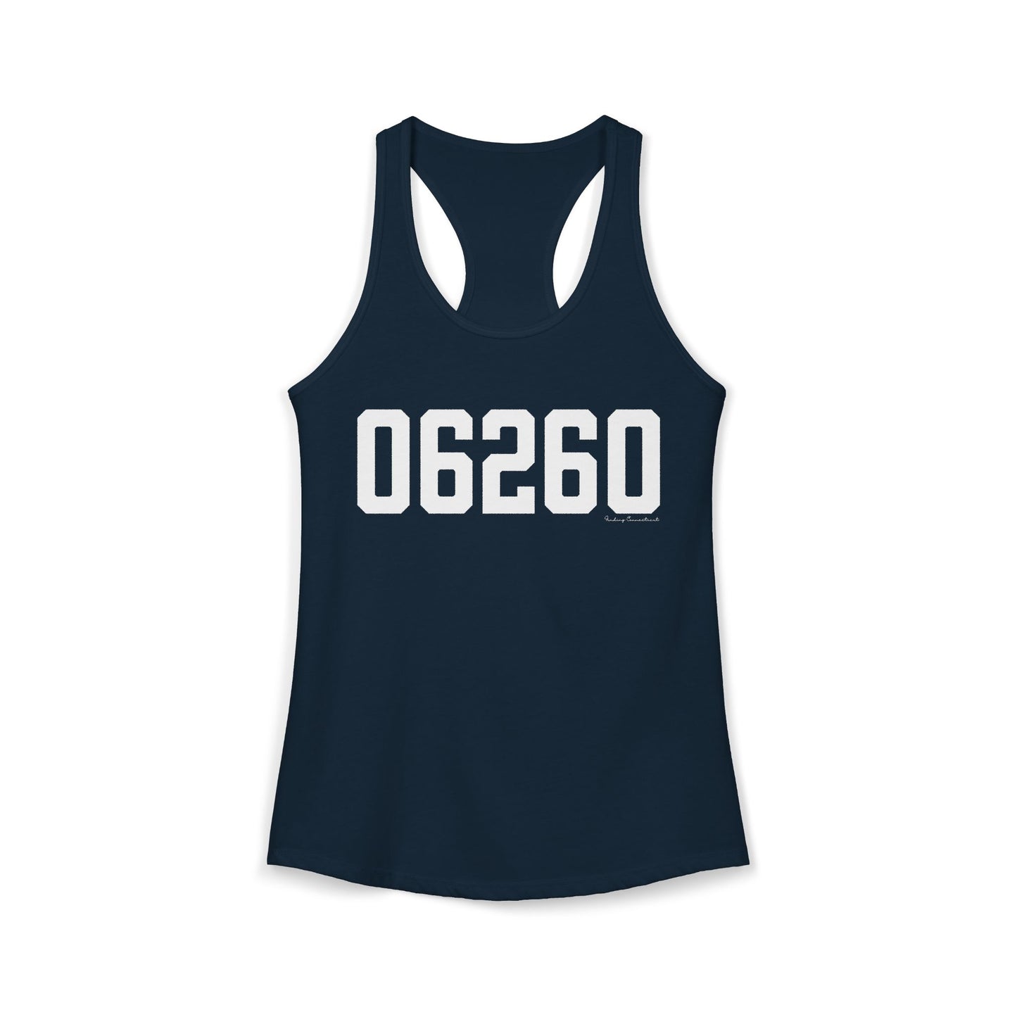 06260 Putnam CT Zip Code Women's Ideal Racerback Tank Top