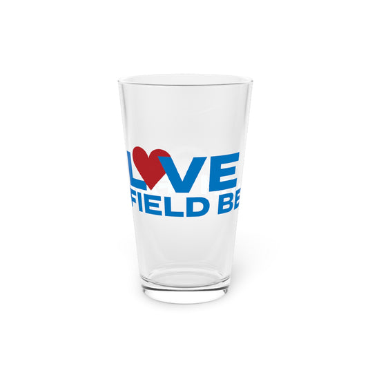 Love Fairfield Beach Pint Glass, 16oz
