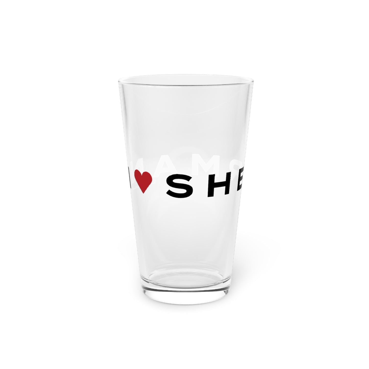 Sherman Vision Pint Glass, 16oz