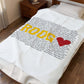 Redding Love Velveteen Plush Blanket