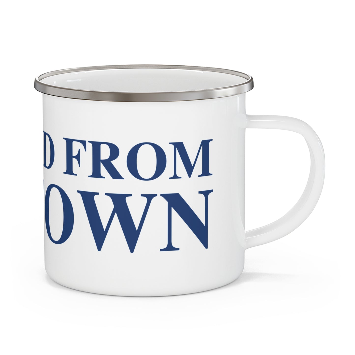 Just a kid from Newtown Enamel Camping Mug
