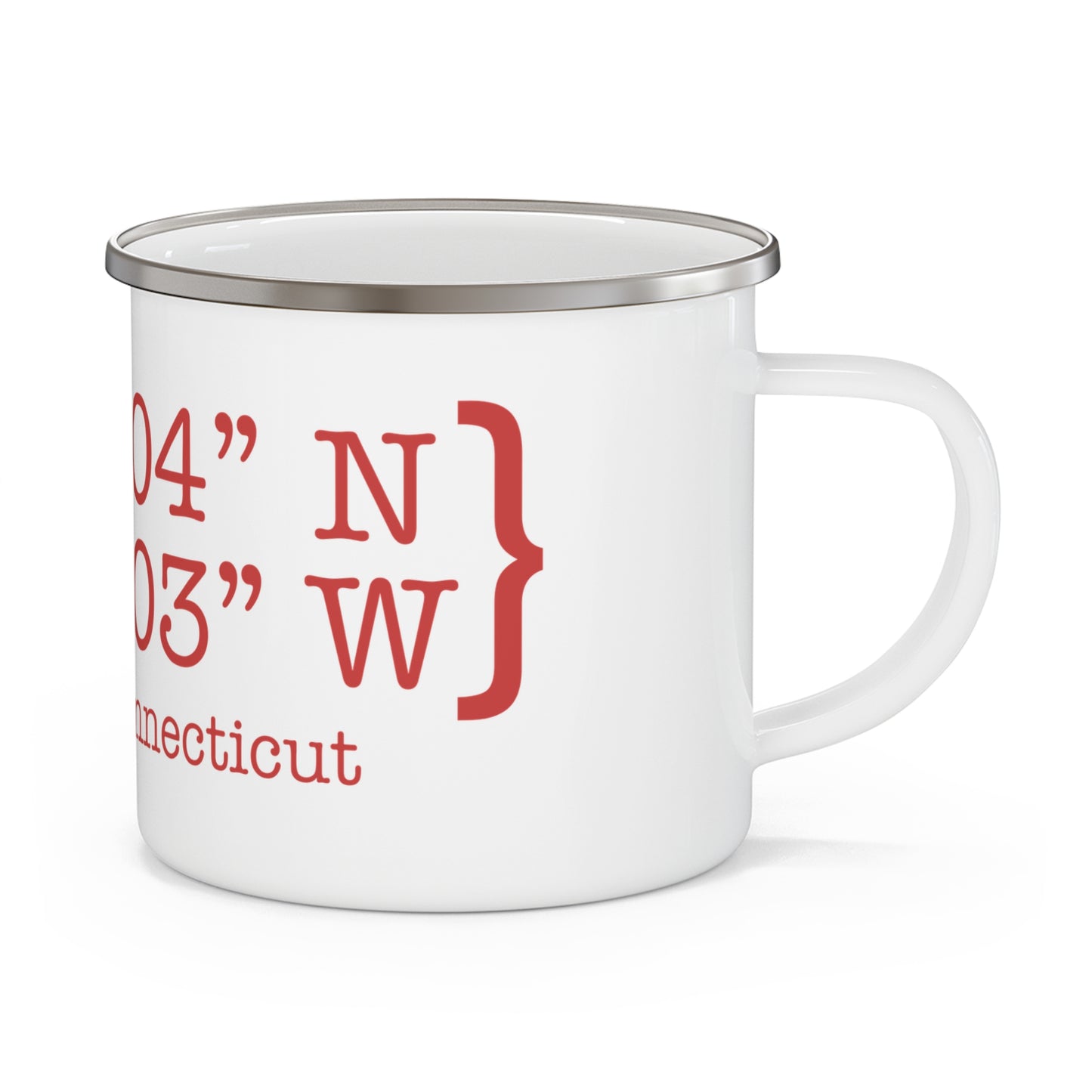 Stratford Coordinates Enamel Camping Mug