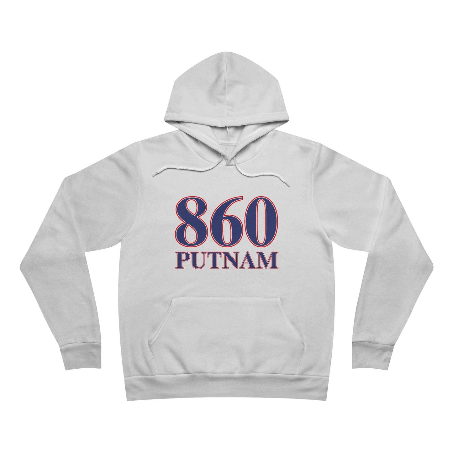 860 Putnam Red White & Blue Unisex Sponge Fleece Pullover Hoodie