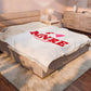 I Heart MNRE Velveteen Plush Blanket
