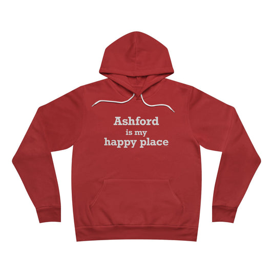 Ashford is My Happy Place Unisex Sponge Fleece Pullover Hoodie