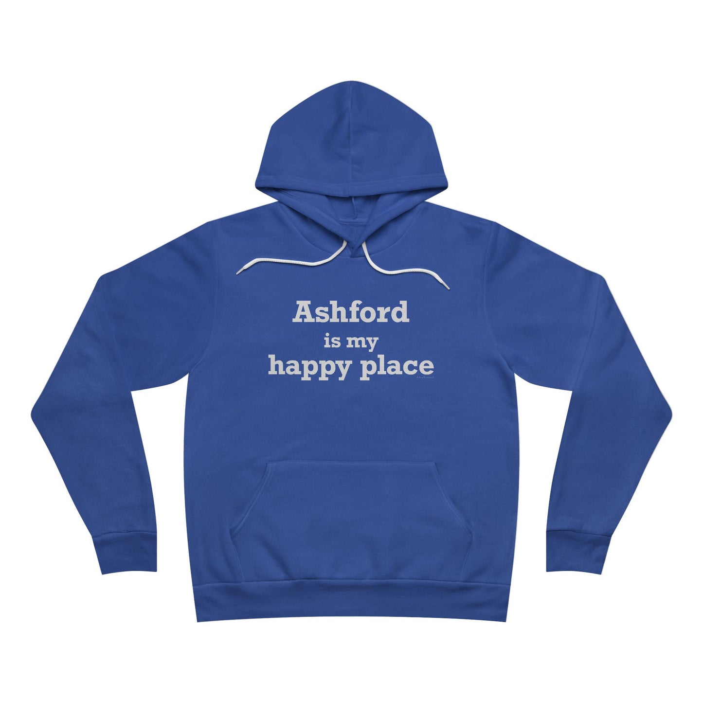 Ashford is My Happy Place Unisex Sponge Fleece Pullover Hoodie