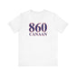 860 Canaan Red White & Blue Unisex Jersey Short Sleeve T-Shirt