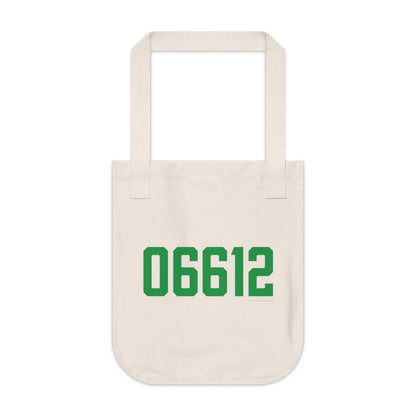 06612 Easton Connecticut Zip Code Organic Canvas Tote Bag