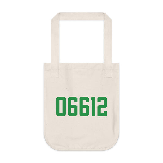 06612 Easton Connecticut Zip Code Organic Canvas Tote Bag