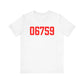 06759 Litchfield Connecticut Zip Code Unisex Jersey Short Sleeve T-Shirt