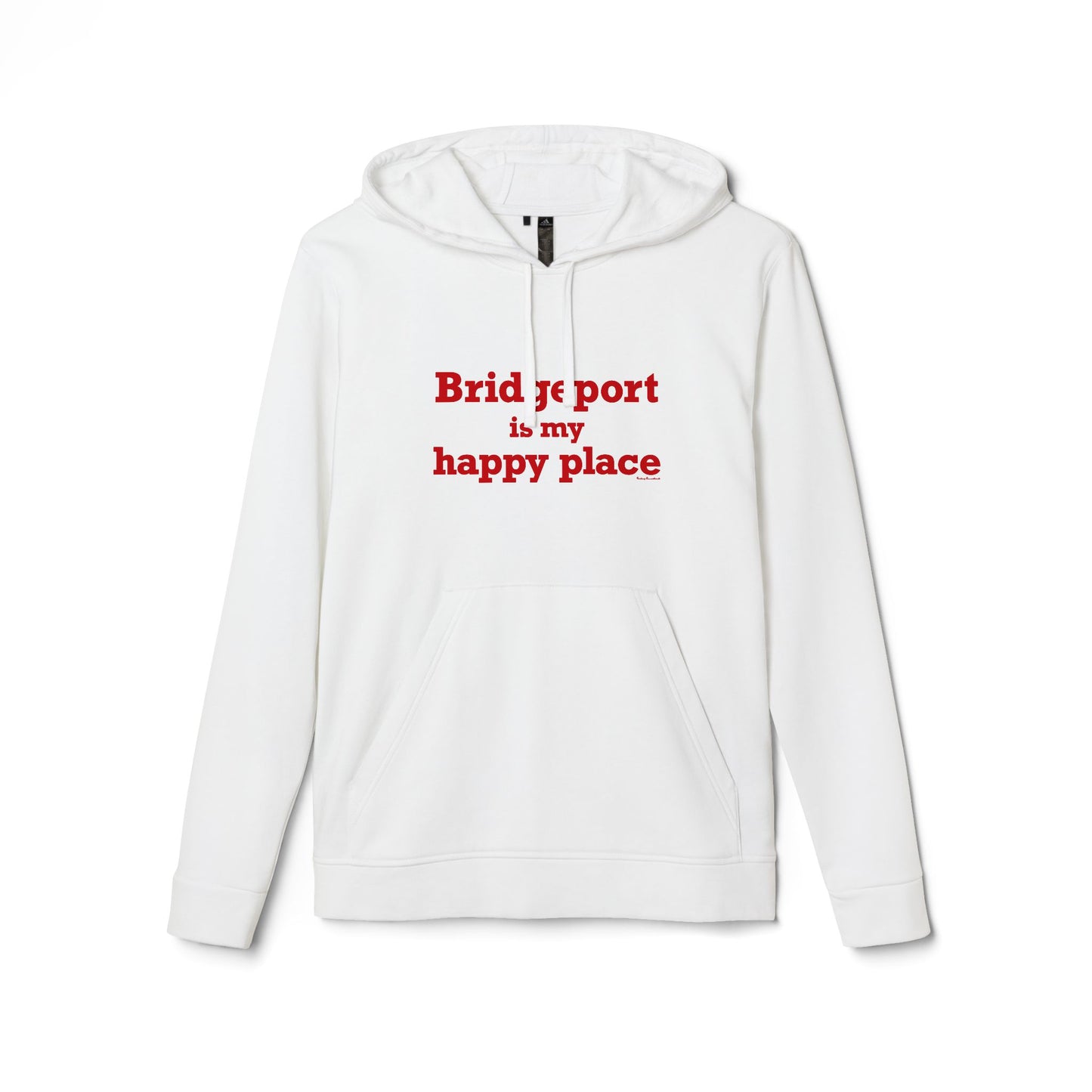 Bridgeport Is My Happy Place  adidas Unisex Fleece Hoodie