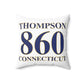 Thompson 860 Connecticut Spun Polyester Square Pillow