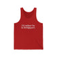 I’d rather be in Bridgeport Unisex Jersey Tank Top