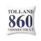 Tolland 860 Connecticut Spun Polyester Square Pillow