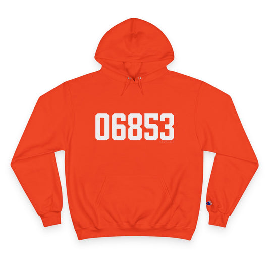 06853 Norwalk CT Zip Code Champion Hoodie Sweatshirt