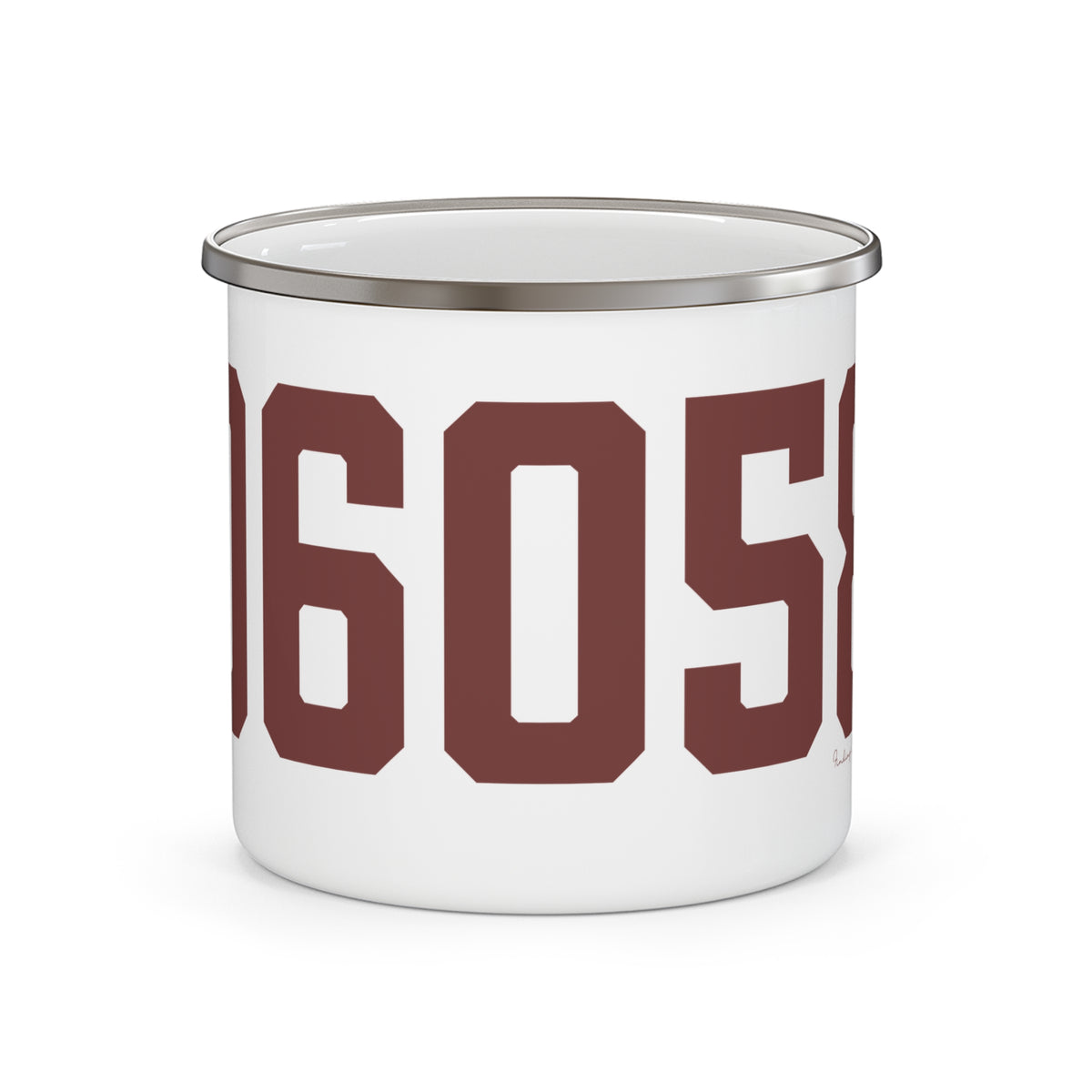 06058 Norfolk Connecticut Zip Code Enamel Camping Mug