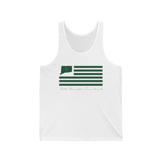 North Stonington Connecticut St. Patrick’s Day Flag Unisex Jersey Tank Top