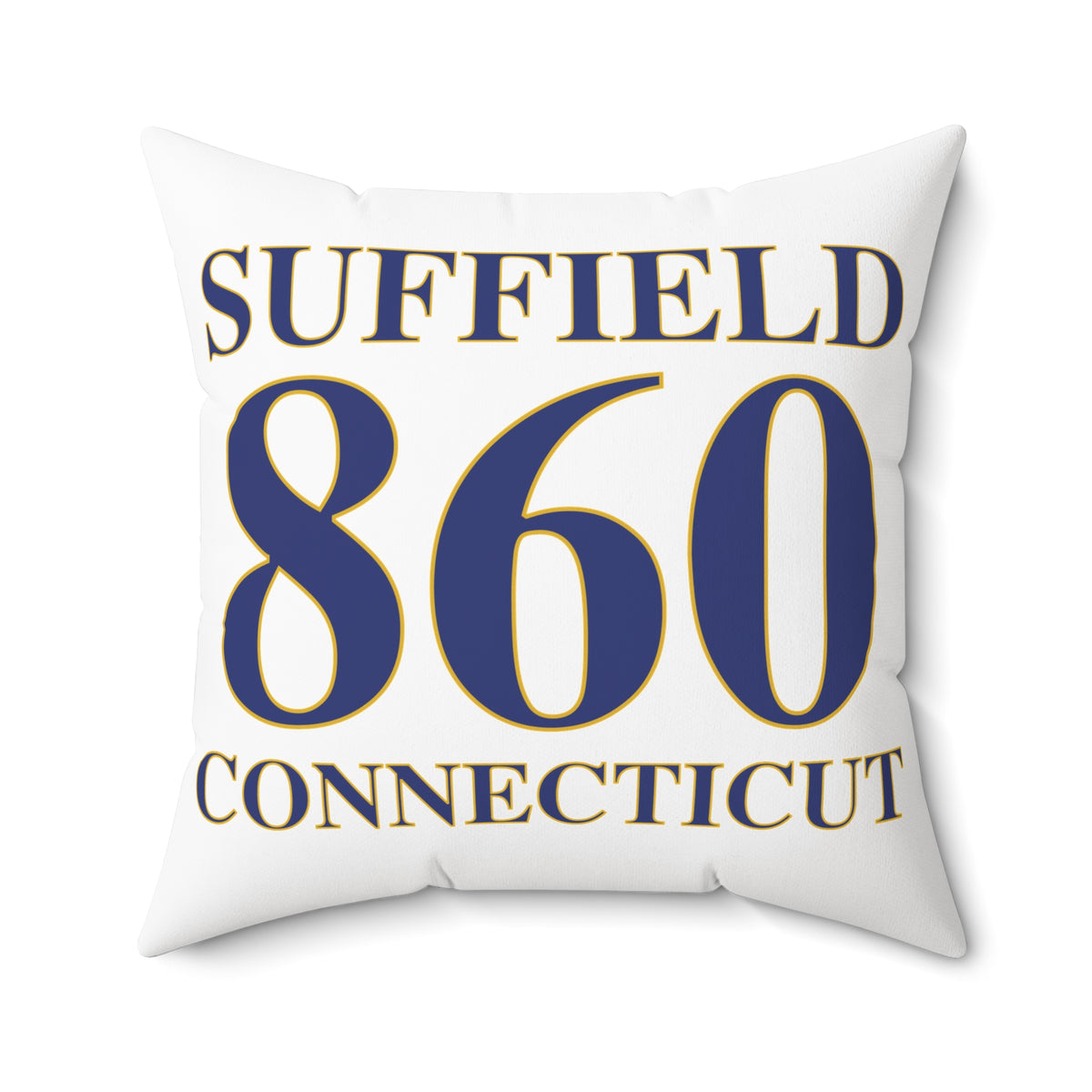 Suffield 860 Connecticut Polyester Square Pillow