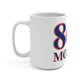 Morris Red, White & Blue Mug 15oz