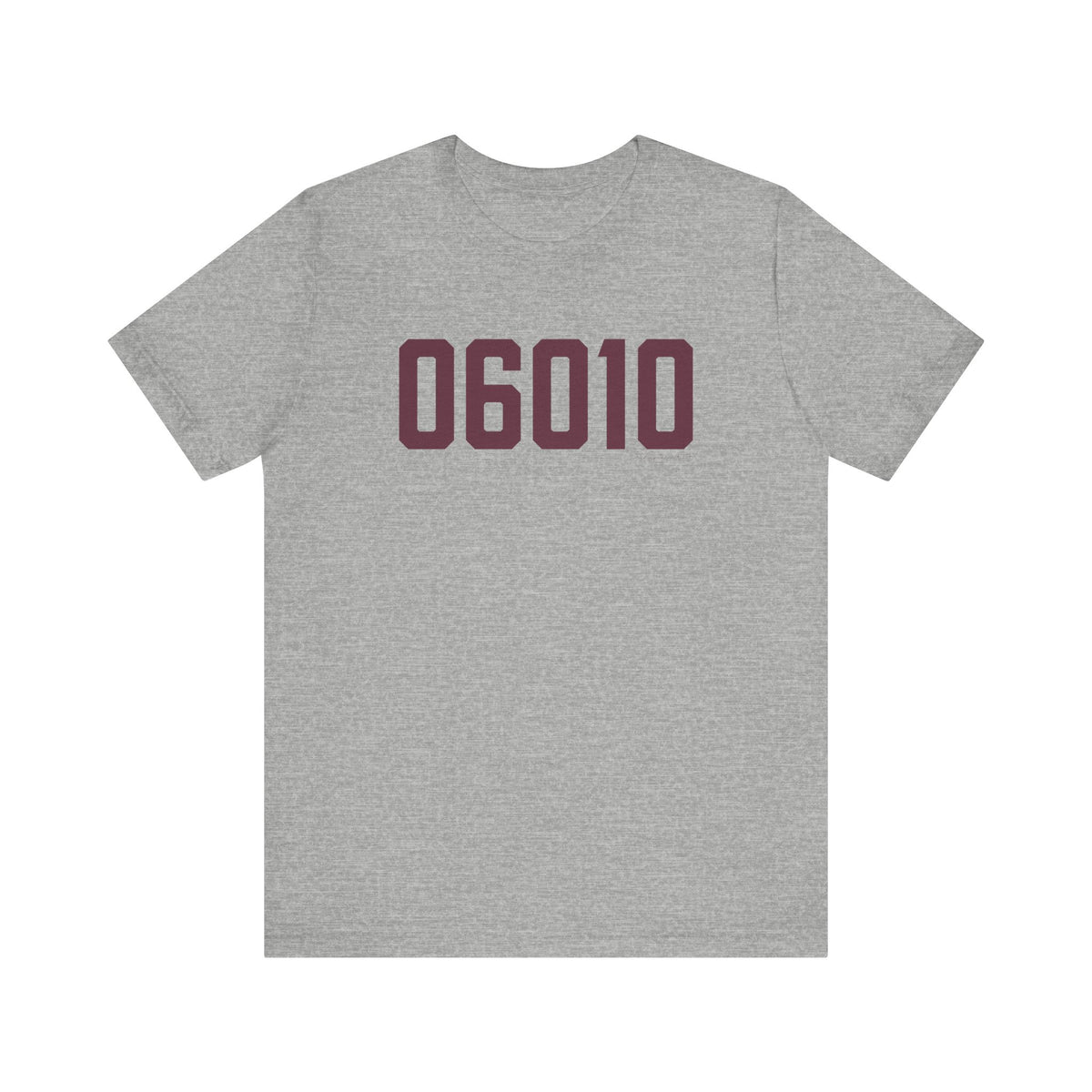 06010 Bristol Connecticut Zip Code Unisex Jersey Short Sleeve T-Shirt