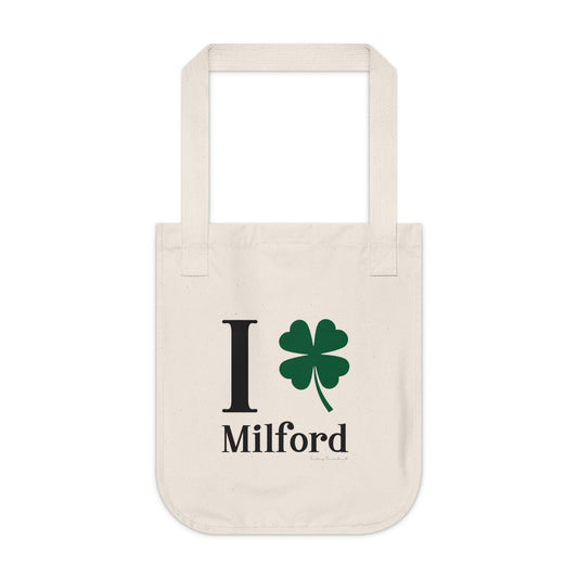 I Clover Milford Organic Canvas Tote Bag