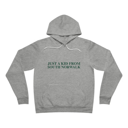 Just a kid from South Norwalk Unisex Sponge Fleece Pullover Hoodie