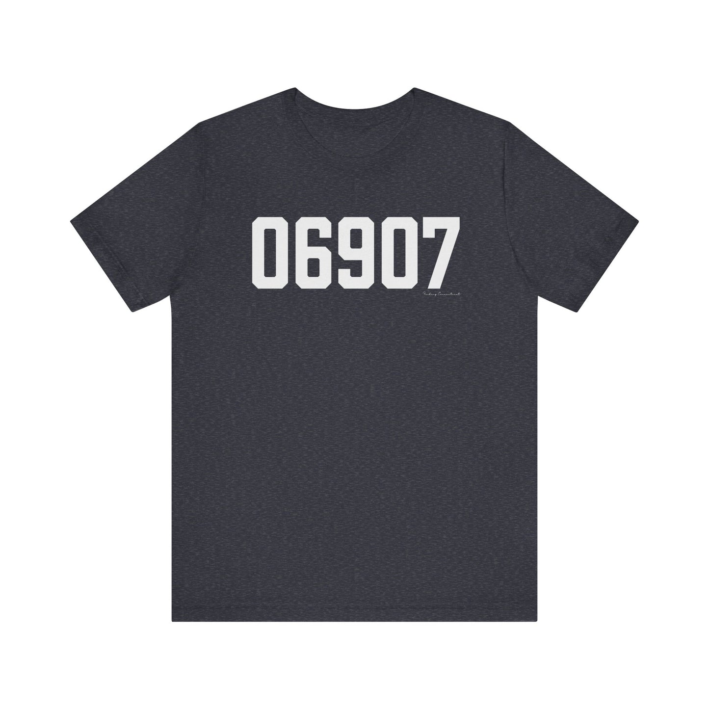 06907 Stamford CT Zip Code Unisex Jersey Short Sleeve T-Shirt