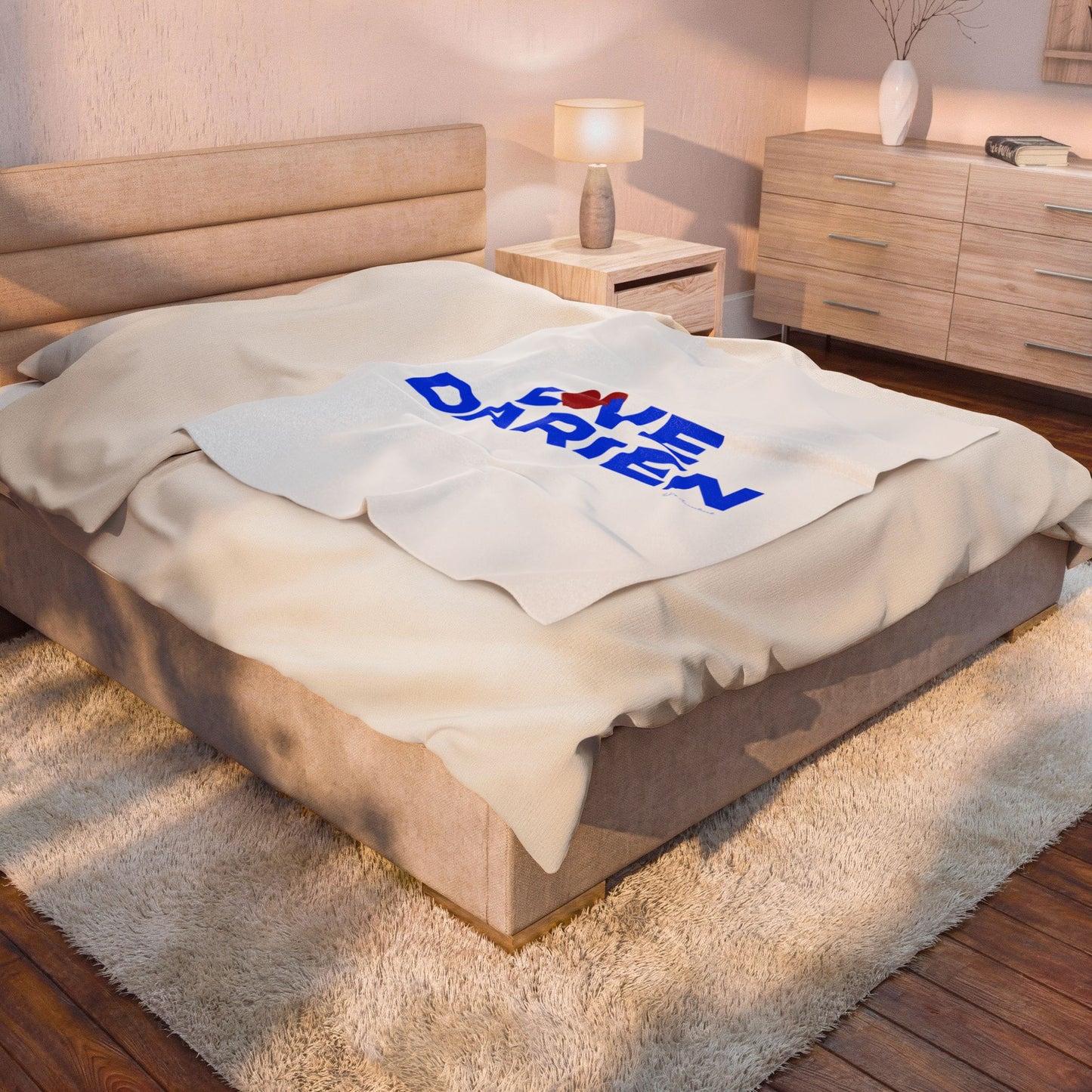 Love Darien Velveteen Plush Blanket