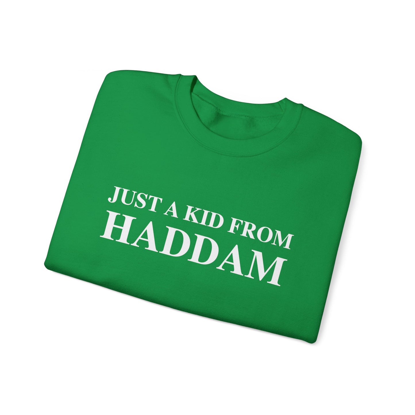 Just a kid from Haddam Unisex Heavy Blend™ Crewneck Sweatshirt