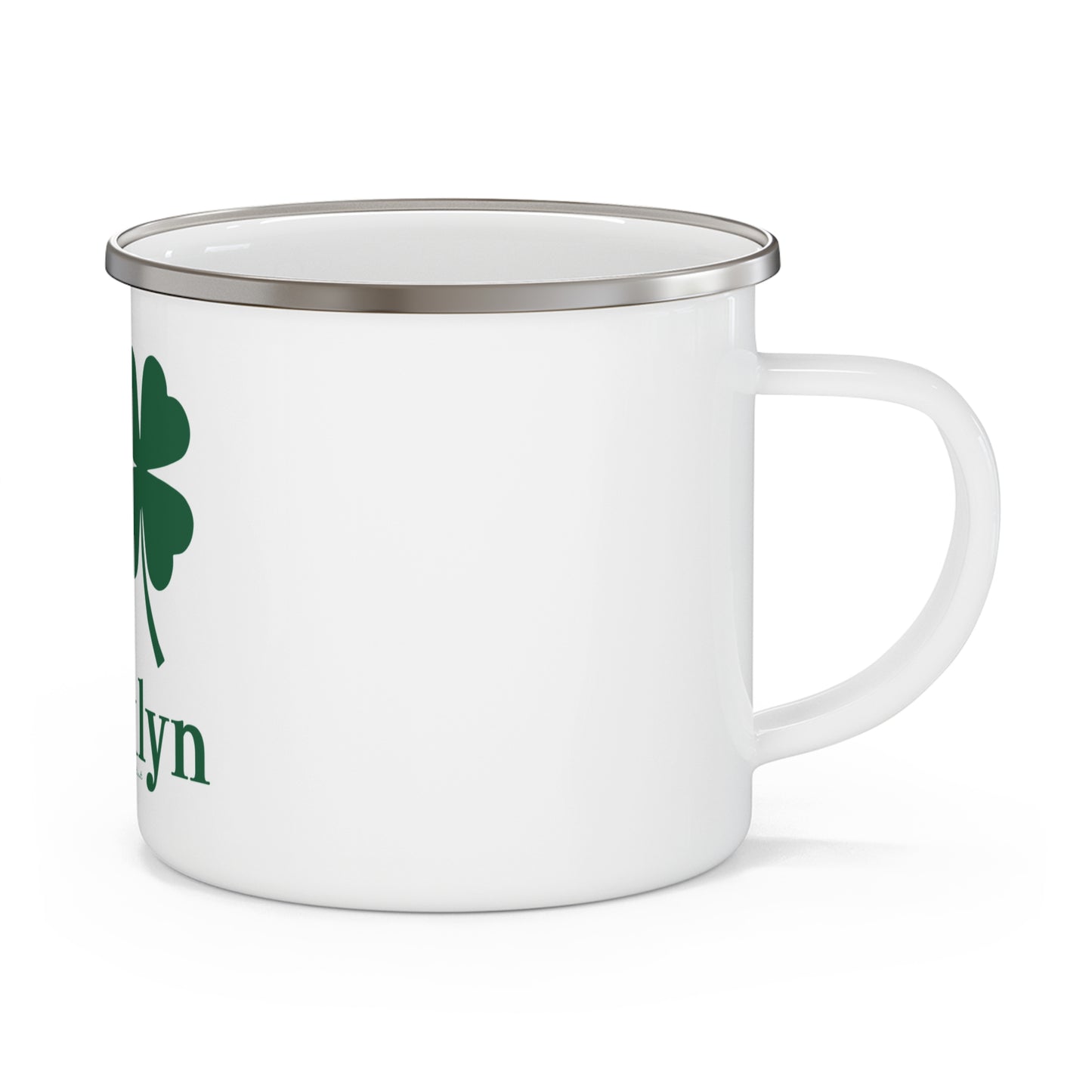 I Clover Brooklyn Enamel Camping Mug