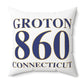 Groton 860 Connecticut Spun Polyester Square Pillow