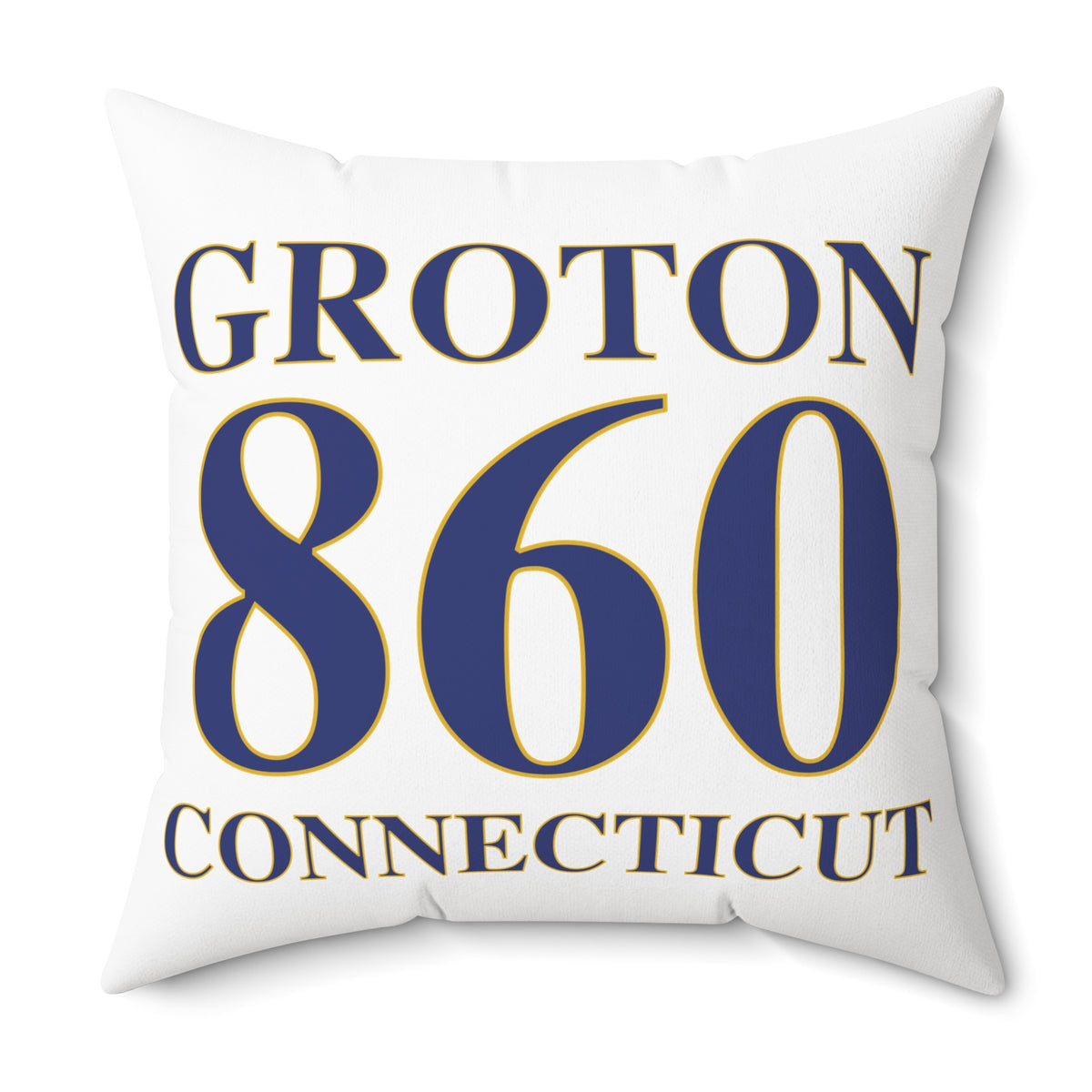Groton 860 Connecticut Spun Polyester Square Pillow