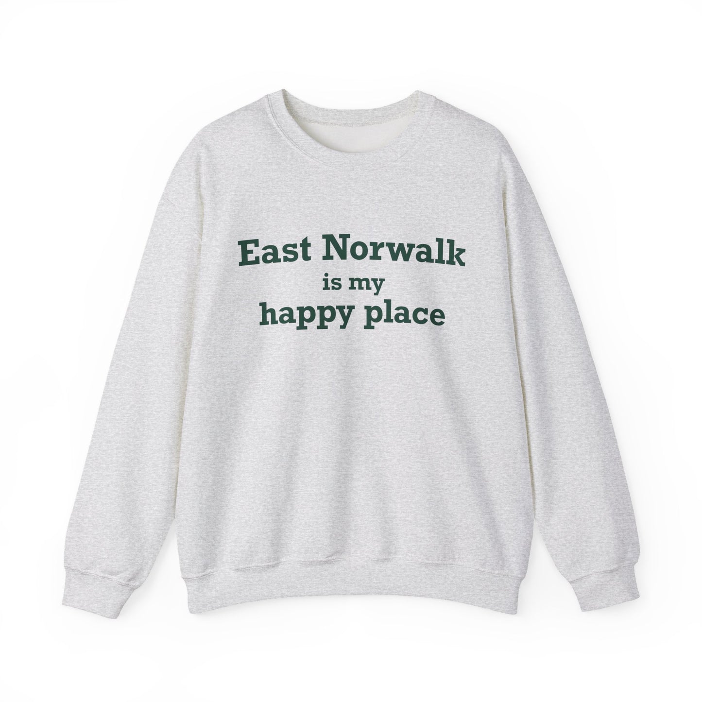 East Norwalk is My Happy Place  Unisex Heavy Blend™ Crewneck Sweatshirt