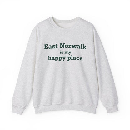 East Norwalk is My Happy Place  Unisex Heavy Blend™ Crewneck Sweatshirt