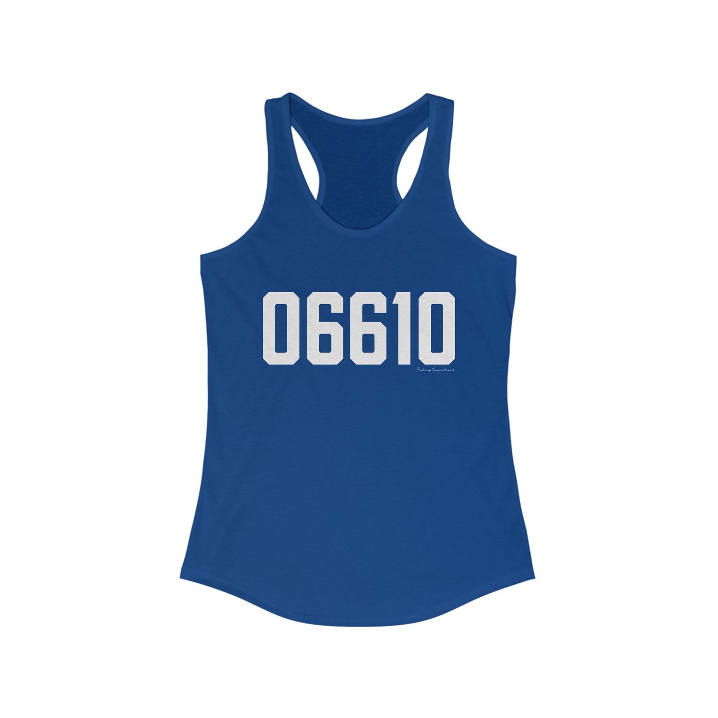 06610  Bridgeport CT Zip Code Women's Ideal Racerback Tank Top