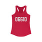 06610  Bridgeport CT Zip Code Women's Ideal Racerback Tank Top
