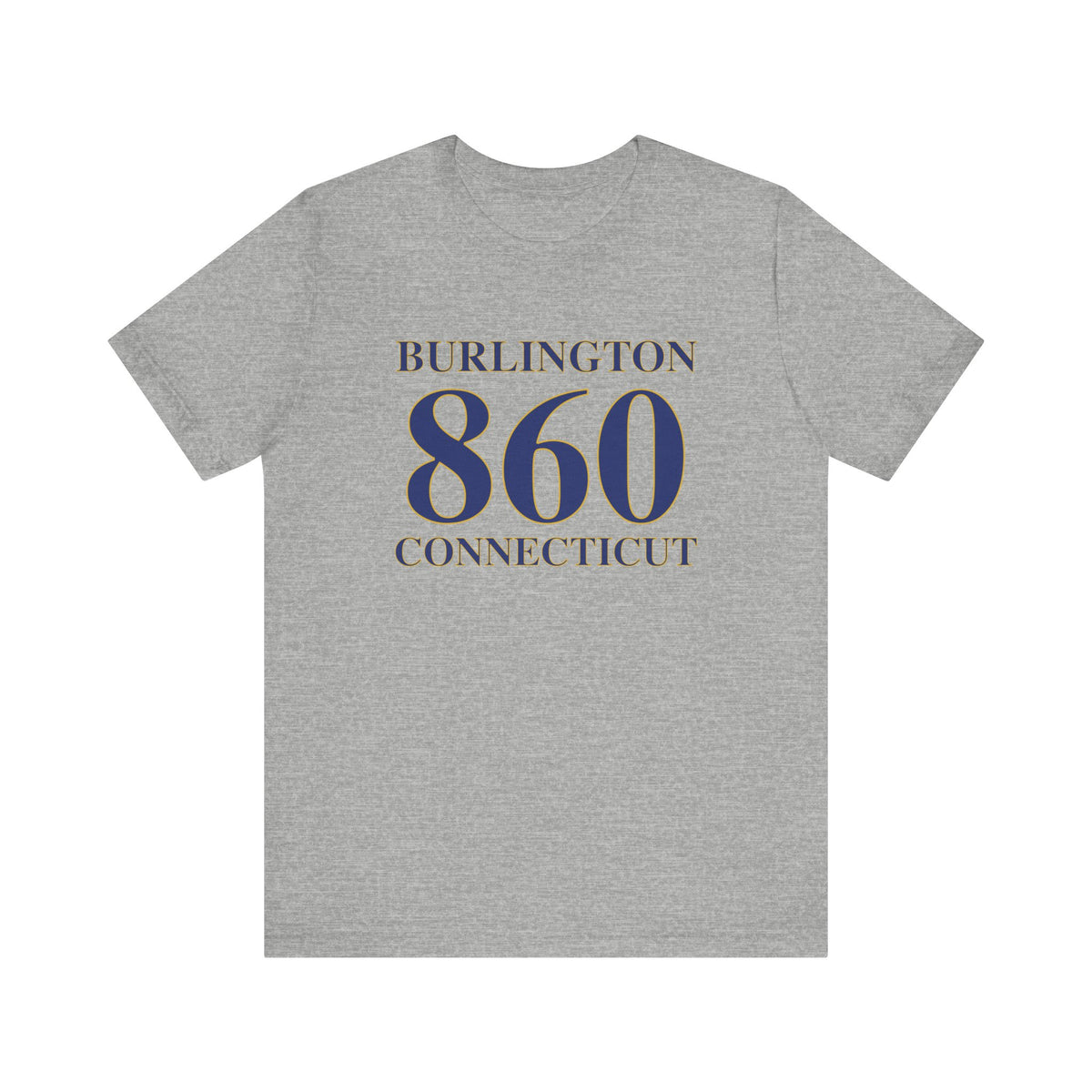 Burlington 860 Connecticut Unisex Jersey Short Sleeve T-Shirt