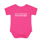 Just a kid from Westport Infant Baby Rib Bodysuit