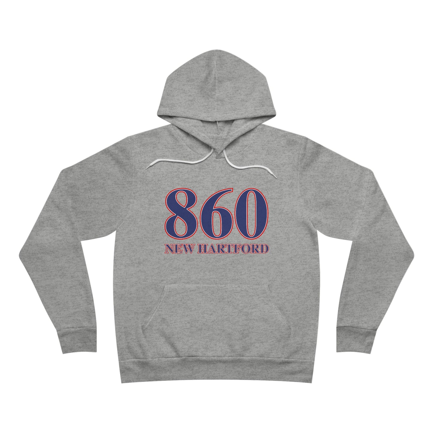 860 East Windsor Red White & Blue Unisex Sponge Fleece Pullover Hoodie