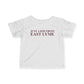 Just a kid from East Lyme Infant Fine Jersey T-Shirt
