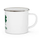 I Clover Columbia Enamel Camping Mug