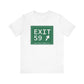 Vintage Exit 59 WCP Sign Unisex Jersey Short Sleeve T-Shirt