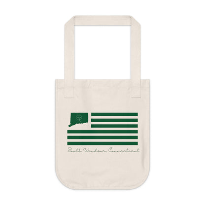 South Windsor Connecticut St. Patrick’s Day Flag Organic Canvas Tote Bag