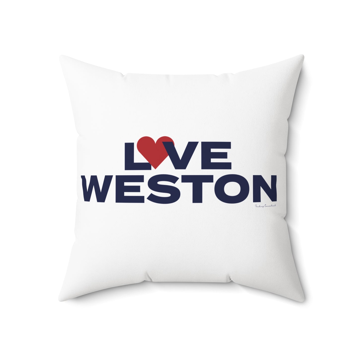 Love Weston Spun Polyester Square Pillow