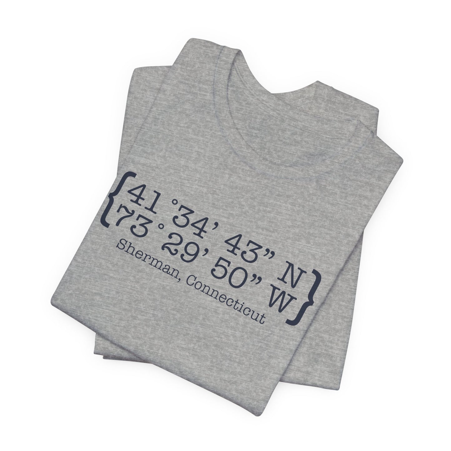 Sherman Coordinates Unisex Jersey Short Sleeve T-Shirt