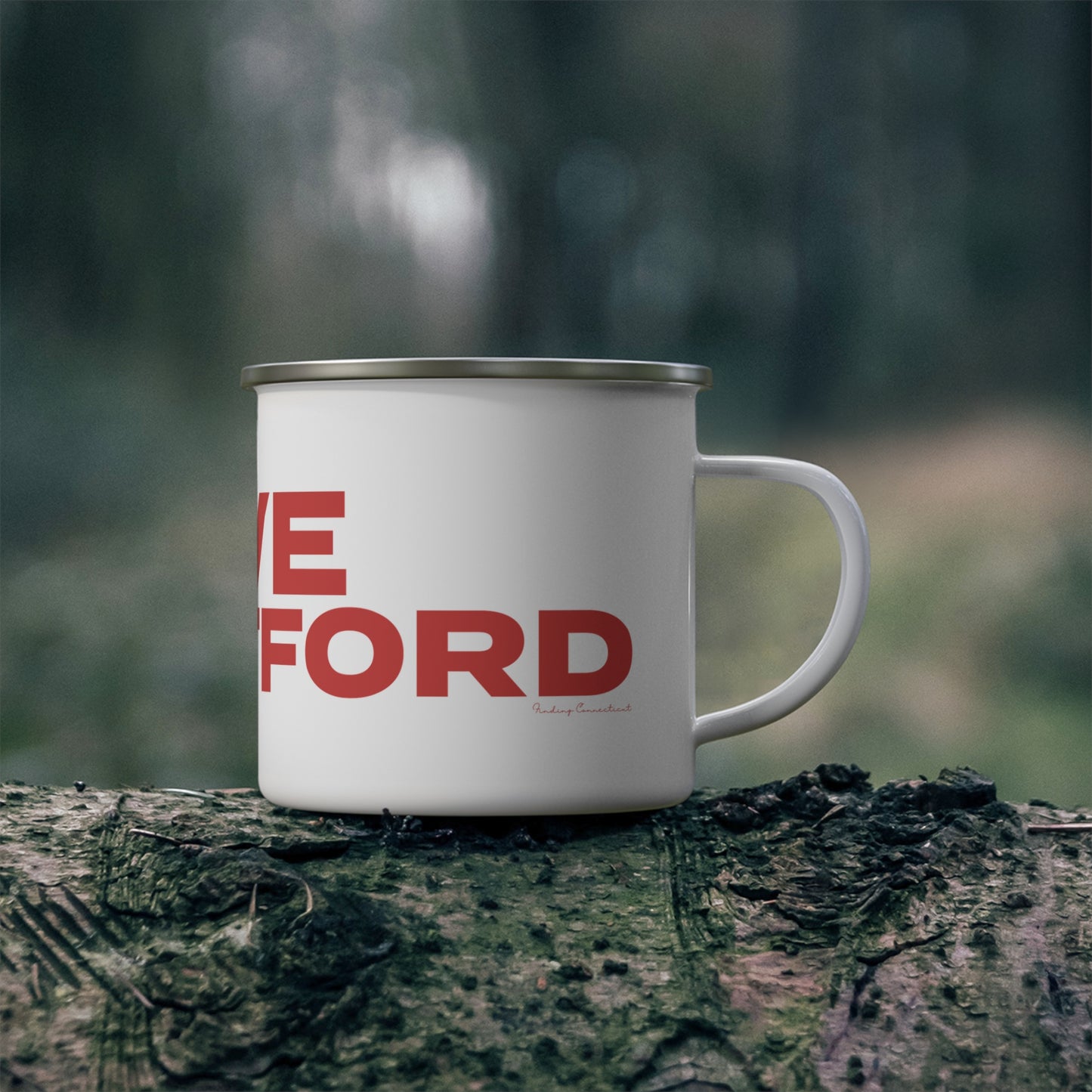Love Stratford Enamel Camping Mug